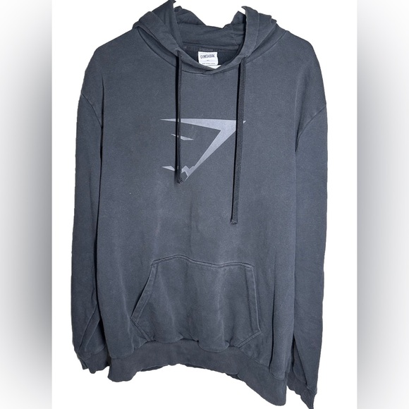 Gymshark | Men’s Pull over Hoodie | Size XL Color Black | Pre-Owned - Picture 1 of 3